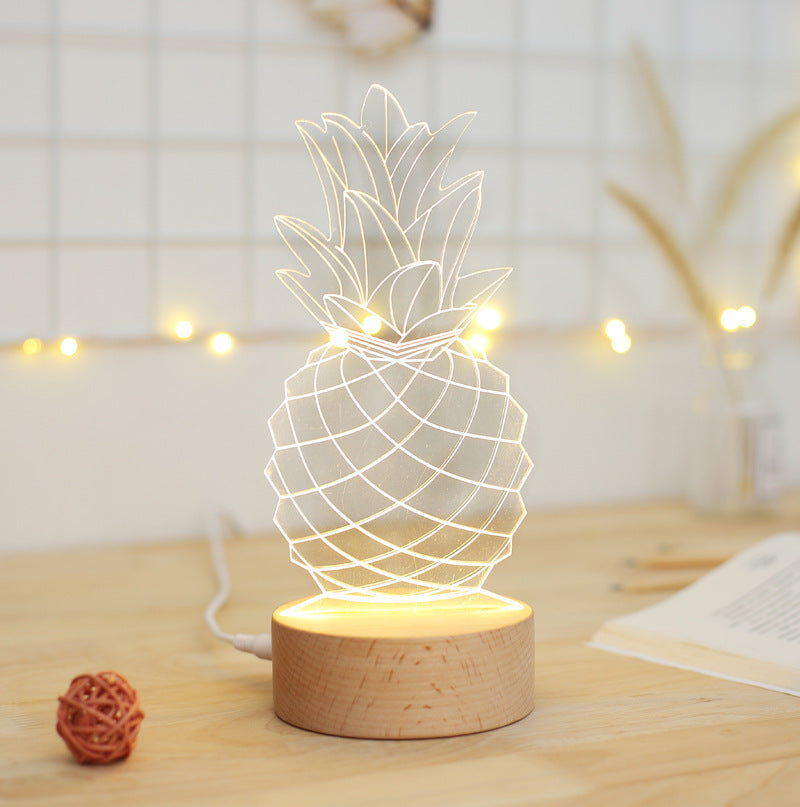 Bedside lamp pineapple