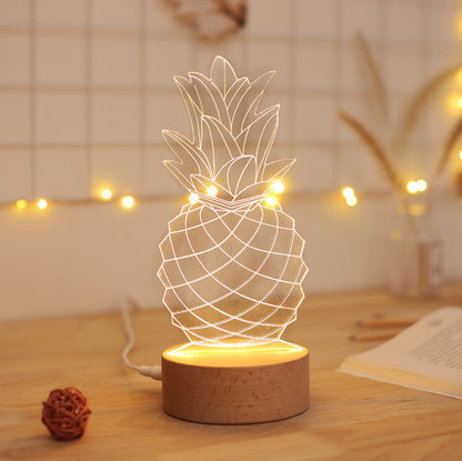 Bedside lamp pineapple